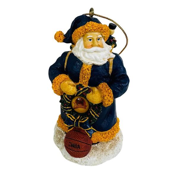 VTG 2001 The Memory‎ Company Golden State Warriors Santa Christmas Ornament - Picture 2 of 7